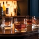 Coffret 4 gobelets whisky par La Rochère