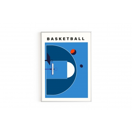 Affiche Basket par Piplet paper