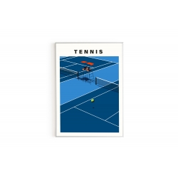 Affiche Tennis par Piplet paper