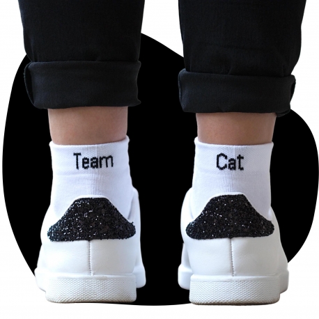 Chaussettes Team Cat Madame par Klak
